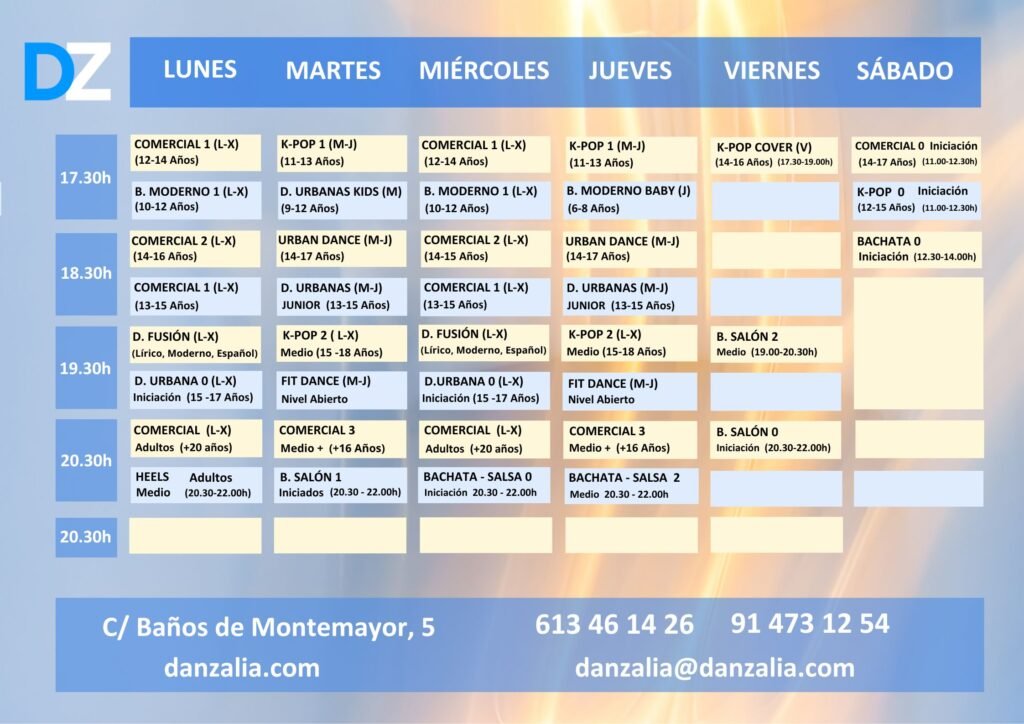 HORARIO 2026-27