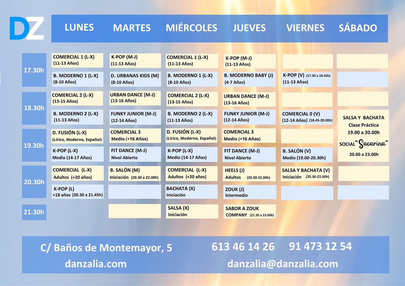 HORARIO 2025 2026